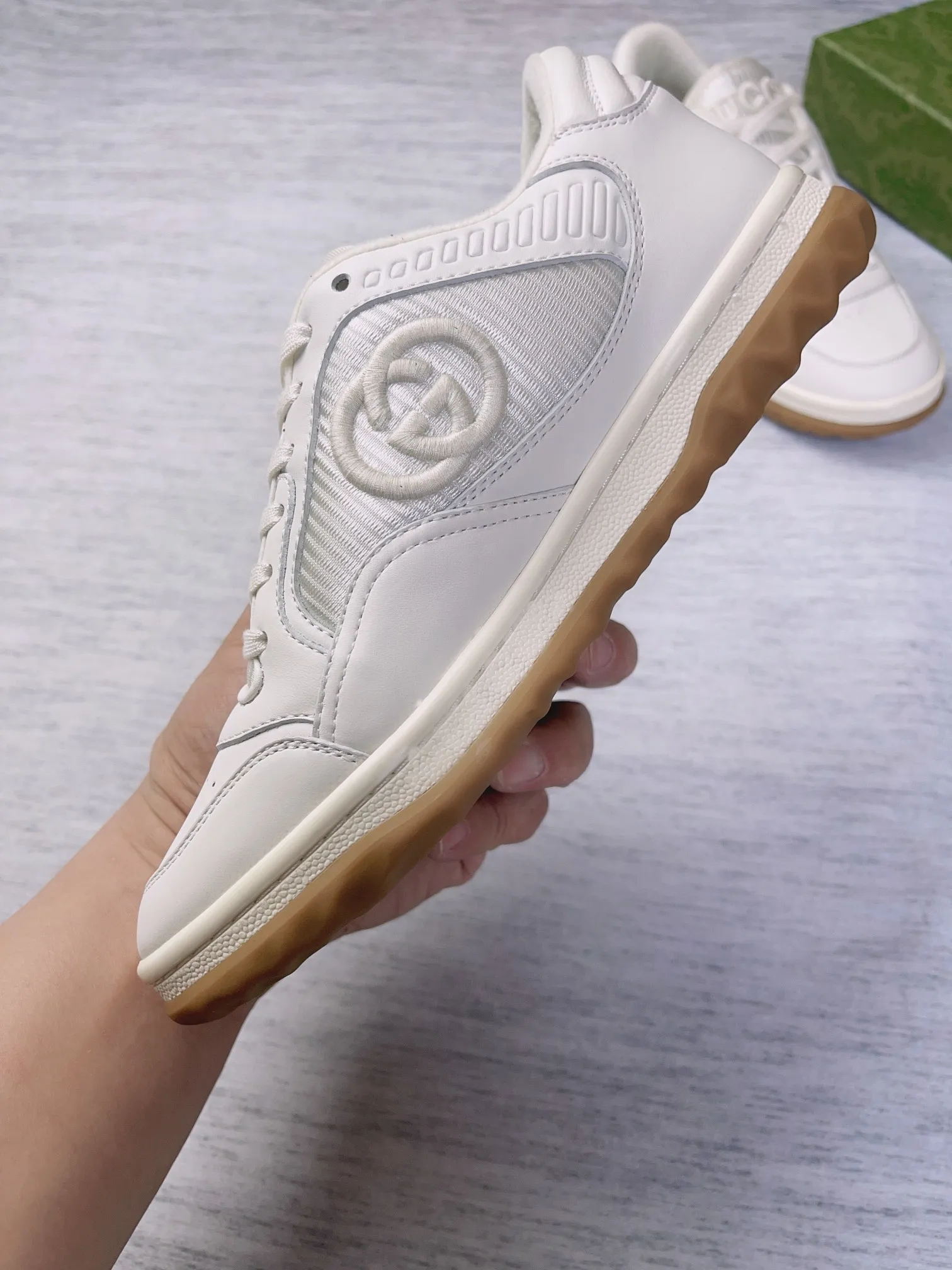 👟👟Ex-factory price 600👟👟 👑The top version of Gucci's latest popular MAC80 sneakers on the market, women's 35-40, men's 39-45 👏👏👏Welcome all bosses to compare and provide guidance...